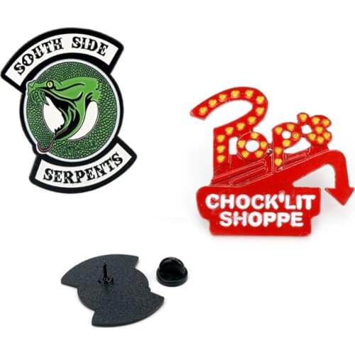 Riverdale Jewelry Brooch Pin Alloy Cartoon Enamel Pin Brooches Lapel denim clothes badges pins Accessories