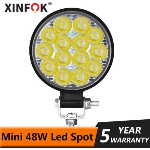 42W Led Bar Off Road Led Headlights Led Work Lights For Tractors Spotlight Barra Led For 4x4 ATV UTV Truck Tractor