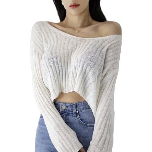 Женские трикотажные футболки Vrose Flosi China At AliExpress