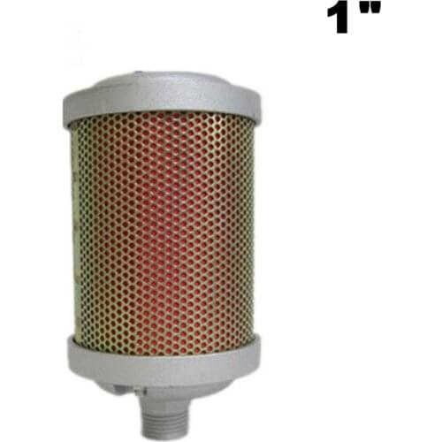 High Quality 1" DN25 Industrial Exhaust Filter Silencer Muffler For Adsorption Dryer Diaphragm Pump Air Compressor XY-10 XY 10