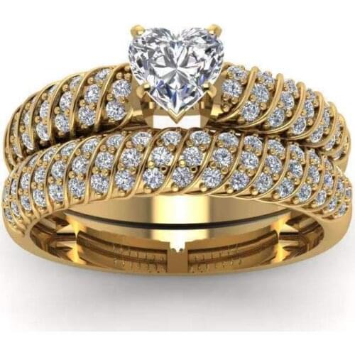 New Style European and American Fashion Loving Ladies Ring, Exquisite Wedding Ring Jewelry