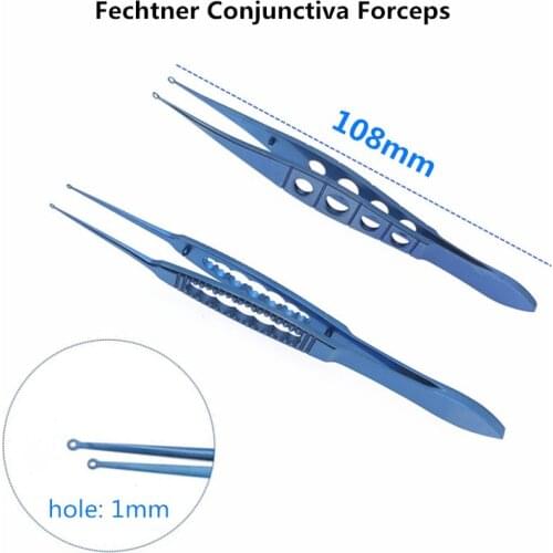 Ophthalmic Fechtner Conjunctiva Forcep ophthalmic eye surgical instrument