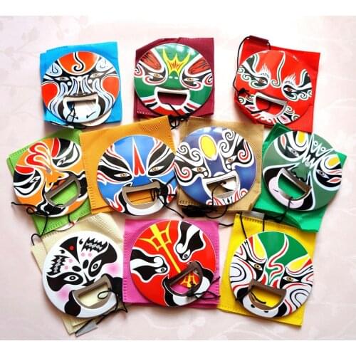 4 pieces a lot)Chinese Peking Opera opener fridge magnet