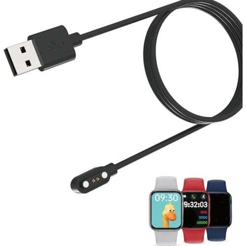 Smartwatch Dock Charger Adapter USB Fast Charging Cable Cord Wire for HW12 40MM HW16 44MM Wristwatch Smart Watch Accessories