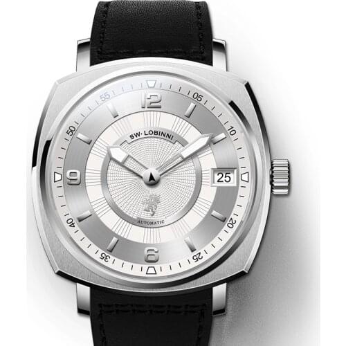 Free shipping Lobinni new hot sale mechanical watch limited edition seagull Mens watches 2020 modern Male watch pagani design