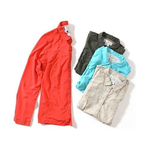 Free shipping! - Womens Exo Buzz Off Insect Shield Fishing Shirts Outdoor shirt Camping Hiking shirts