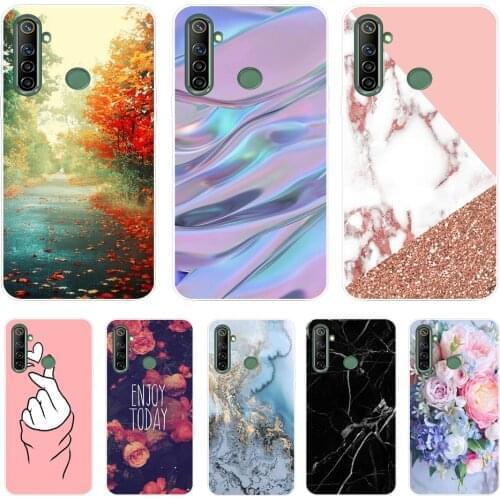 For OPPO Realme 6 Pro Case Realme 5 Case Phone Cover Soft Silicone 3D Printing Back Case for OPPO Realme 5 6 Q 6i Realme6i Cover