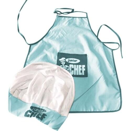 Childs Kids Chef Hat Apron Cooking Baking Boy Girl Chefs Junior Gift