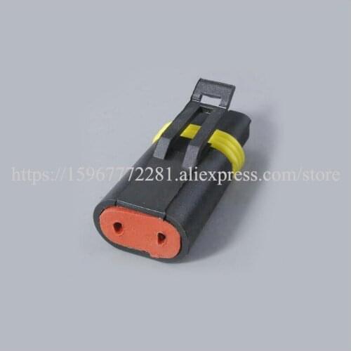 DJ7029CA-2.3-21 car male Connector cable Terminal plug connectors jacket auto socket 2 pin Connector automotive plug