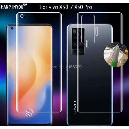 For vivo X50 Pro Plus x50pro 5G 6.56 Inch Clear TPU / Matte Anti-Fingerprints Hydrogel Full Cover Soft Screen Protector Film