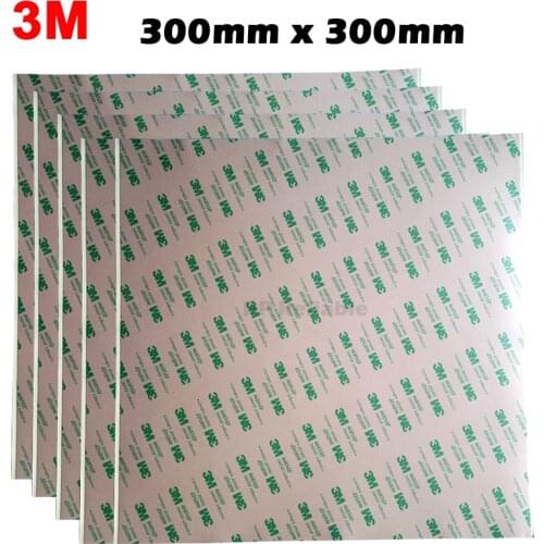BIG SIZE 300mm*300mm (30cm) 3M 468 Double Sided Adhesive Sticker, High Temperature Resistant for 3D Printer, Thermal Pads