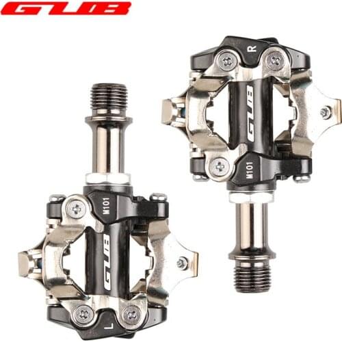GUB M101 Bicycle Pedals MTB Mountain Road Bearing Pedals Chrome Molybdenum Steel Bicycle Parts Self-locking Aluminum Alloy Pedal