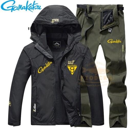 2021 Fishing Suit Men Spring Autumn Thin Fishing Clothing Hooded Fishing Wear Sports Hiking Fishing Jacket Outdoor Clothes