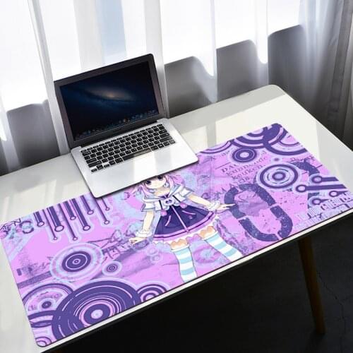 Hyperdimension Neptunia Mouse Pad Anime Mat Carpet Keyboard Large Table Desk Pads Gaming PC Gamer Cabinet With Mausepad Xl Mats
