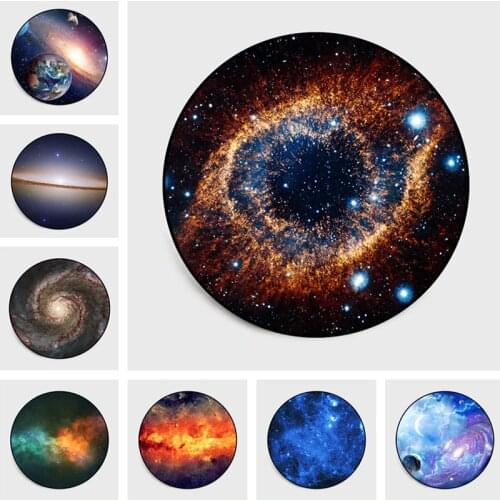 Beautiful 3D Planet Rug Space Universe Galaxy Rug Moon Baby Living Room Children Bedroom Rug Round Living Room Floor Mat