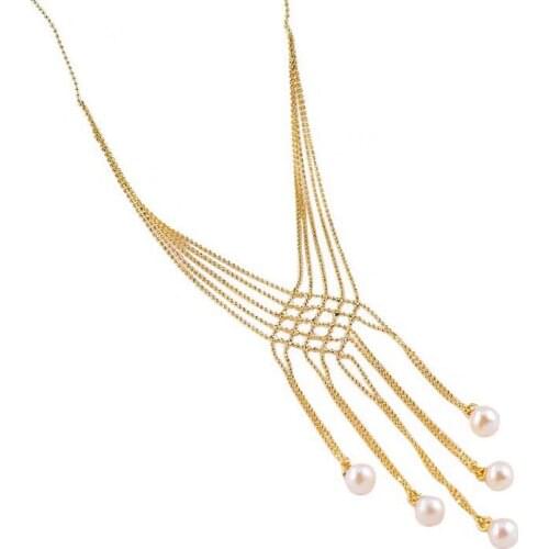 Fashion Beautiful Necklace Base Mountings Findings Jewelry Settings Parts for Pearls Beads Stones Crystal Agate Coral Jade