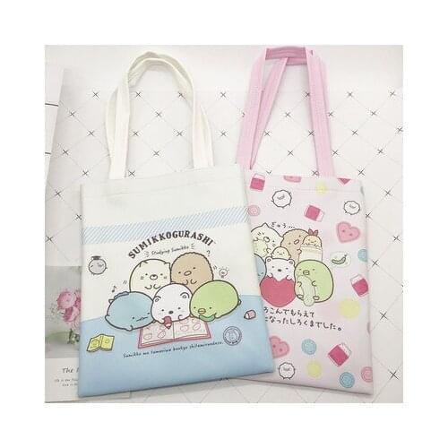 IVYYE Sumikko gurashi Fashion Anime PU Shoulder Bags Soft Tote Messenger Handbag Casual Bag Lady Girls New