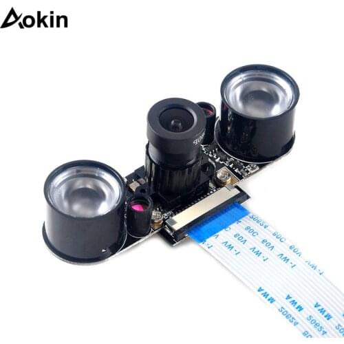 For Raspberry Pi Camera Night Vision Camera Adjustable Focus Module 5MP OV5647 Webcam Video 1080p for Raspberry-pi 2/3/B/B