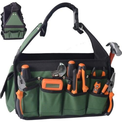 Repair Kits Tool 600D Oxford Cloth Tool Bag Electric Tools Bag Thicken Toolkit Large Capacity Hardware Organizer Installation