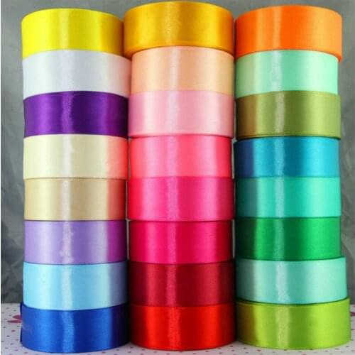 New satin ribbon 40mm (25Yards/roll) wedding party festive event decoration crafts gifts wrapping apparel sewing fabric supplies
