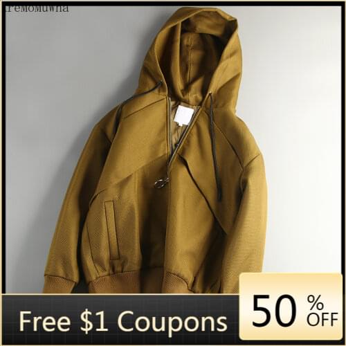 2021 Spring New Limited Designer Brand Youth Fashion Fashion Eye-catching Mens Casual Hooded Jacket Zip Up Hoodie Men Clothing