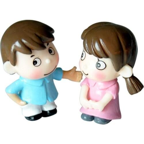 NEW DIY doll house accessories So Lovely couples dolls are suitable for All DIY dollhouse Decora for childrens birthday gifts