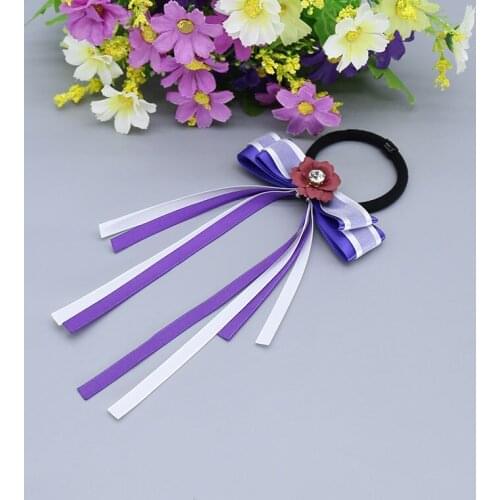 Wholesale girls hair ties elastic hair bands hair rubber band hair silk scrunchies pack in womens Hair Accessories A03-1