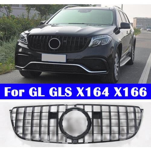For Mercedes-Benz GL GLS X164 X166 2006-2019 for Maybach GT style front grill GL350 GL400 GL500 GLS450 Middle grille