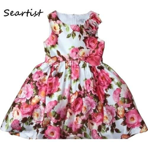 Girls Dress Birthday Princess Children Party Dress Wedding Gown Kids Dresses for Girls Birthday Dress Vestido Wear платье 48