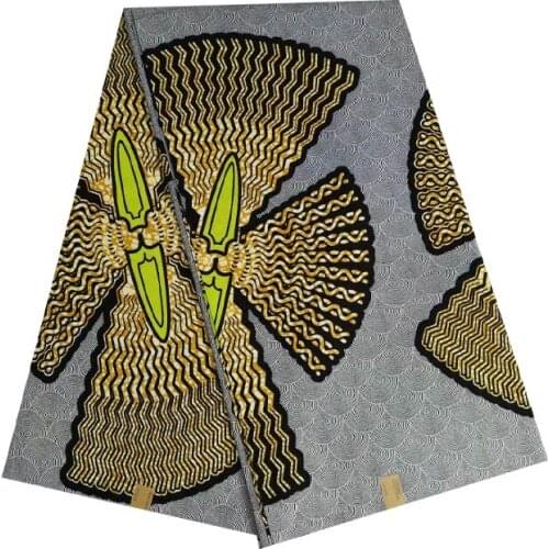 2019 last design wax african ankara women printed in fabric nigerian block 100% cotton 6yards/piece hot sale V-L 619