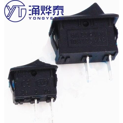 A1 A2 Rocker Switch KCD11 2Pin 2nd gear 15*10 117S 250V 3A Two feet 21*15 free shipping