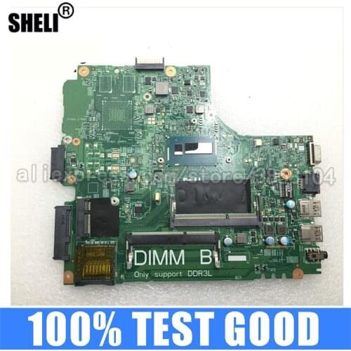 SHELI for Dell 3440 Laptop Motherboard W/ I5-4200U CPU CN-0JHWYN 0JHWYN JHWYN DDR3 Inspiron Intel Integrated