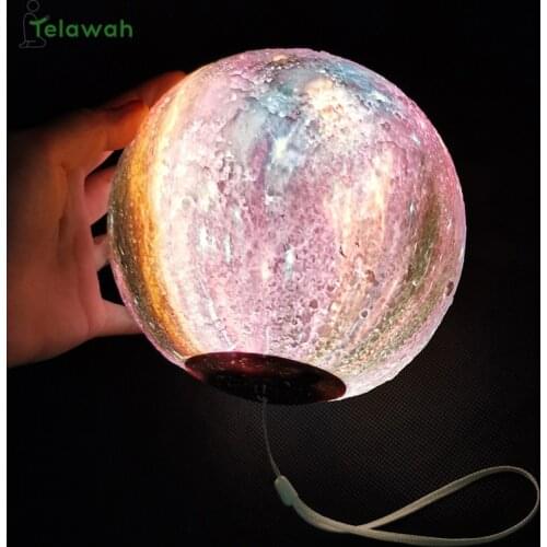 Telawah Muslim 15m Bluetooth Wireless Quran Speakers Colorful 3D Moon Night Light With Remote Control Koran Touch Lamp with APP