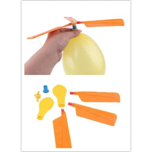 Funny Traditional Classic Sound Balloon Helicopter UFO Kids Child Children Play Flying Toy Ball Outdoor Fun Sports Toy Xmas Gift