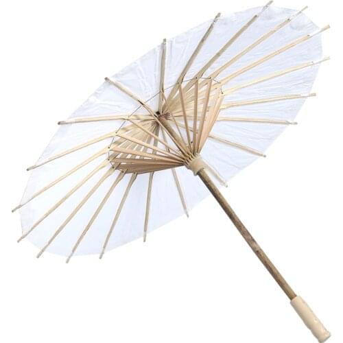 1Pc Chinese Umbrella Oiled Paper Umbrella Bamboo Parasol Umbrella Asian Umbrella Japanese Style Umbrella for Trip Travel Outdoor