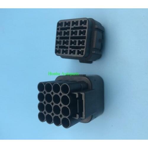 Freeshipping 5/10 pcs 16 Pin Waterproof Electrical Wire Connector DJ7163Y-2.2-21/11 Male and female Automobile Connector