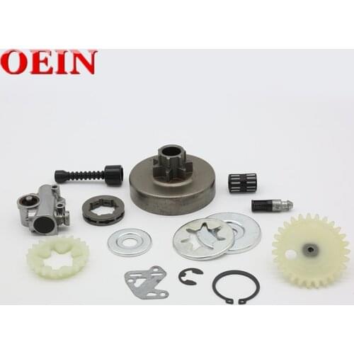 3/8" Clutch Drum Sprocket Rim Oil Pump Filter Line Washer Repair Kit For Stihl MS380 MS381 MS 038 381 380 Felling Chainsaw Parts