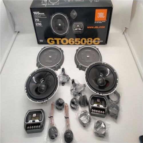 Free Shipping 4Sets JBL GTO 6508C 2-Way 6.5 Inch 70W Car Audio Door Bass Component Tweeters Speakers Kit Made In U.S.A Of Harman