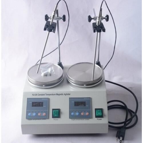 Free ship New 2 units Multi-unit Digital Thermostatic Magnetic Stirrer Hotplate
