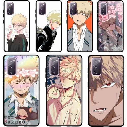 Bakugou katsuki aesthetic anime For Samsung Galaxy Note 20 Ultra Note 10 Plus S20 FE S8 S9 S10 Plus S21 Ultra Case Cover