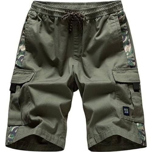 Womens Overalls Workout Hidden Pockets Large Size Legs Beach Pants Straight Casual Cargo Shorts Multi-pocket Loose Shorts#G30