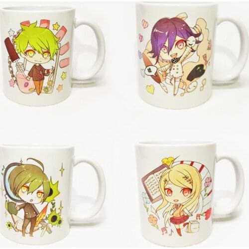 Anime Danganronpa V3: Killing Harmony Coffee Cup Kokichi Oma Cosplay Tea Mug Cup Halloween Cosplay Cartoon Mug Coffee Cup