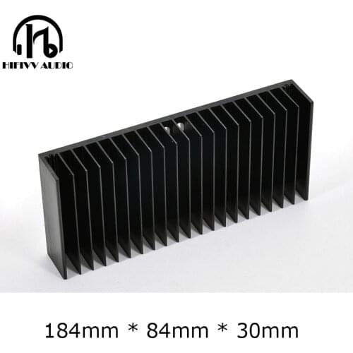 DIY Cooler Aluminum Heatsink Grille Shape Radiator Heat Sink Chip 184*84*30mm hd1969 IC Power Transistor
