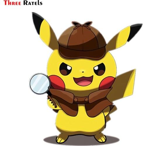 Three Ratels FC371 cute funny Anime Japanese cartoon 3D Stickers for car windshield