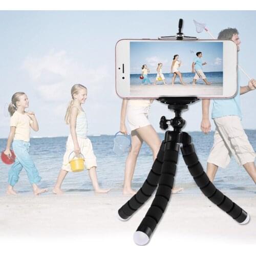 Mini Elastic Sponge Octopus Tripod Can Be Bent And Removed DIY Universal Lazy Phone Holder Portable Phone Camera Selfie Holder