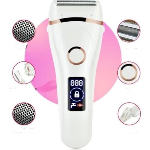 Portable Electric Lady Body Shaver Leg Razor Clipper Ladies Shaving Epilator Women Hair Remover Bikini Line Trimmer Shave Cutter