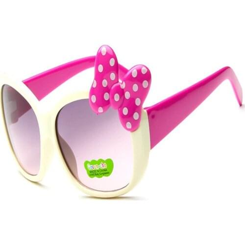 2019 new men and women children sunglasses bow children oval glasses classic luxury brand design UV400 round sunglasses