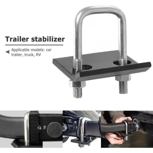 New Car U-Bolt Heavy-Duty Anti-Rattle Stabilizer Hitch Tightener Lock Down Tow Clamp for Trailer RV Truck Trailer Couplings