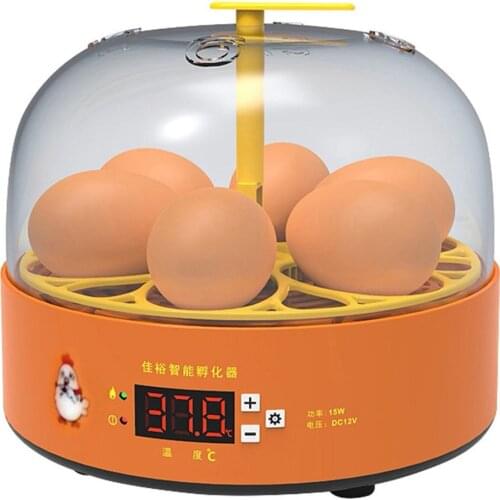 New Mini Digital 6 Eggs Incubator Automatic Temperature Brooder Chicken Duck Bird Egg Hatcher Farm Poultry Hatchery Machine