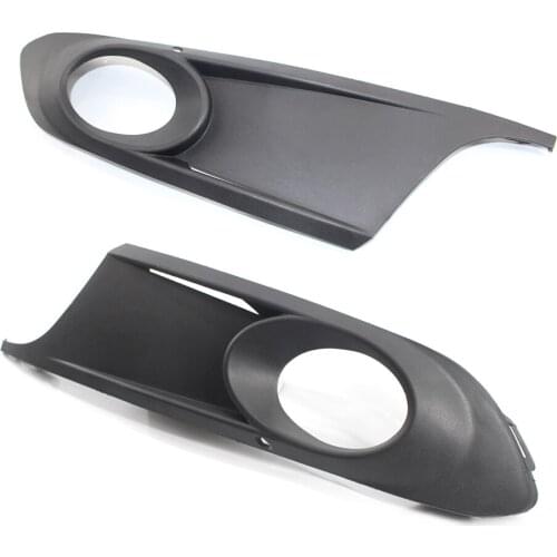 Pair Front Fog Light Grill Fit For Volkswagen Jetta Mk6 11-14 ABS Brand New